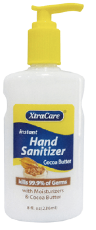 Hand Sanitizer Lotion w/ Pump - Cocoa Butter