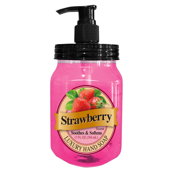 Strawberry Mason Jar Hand Soap