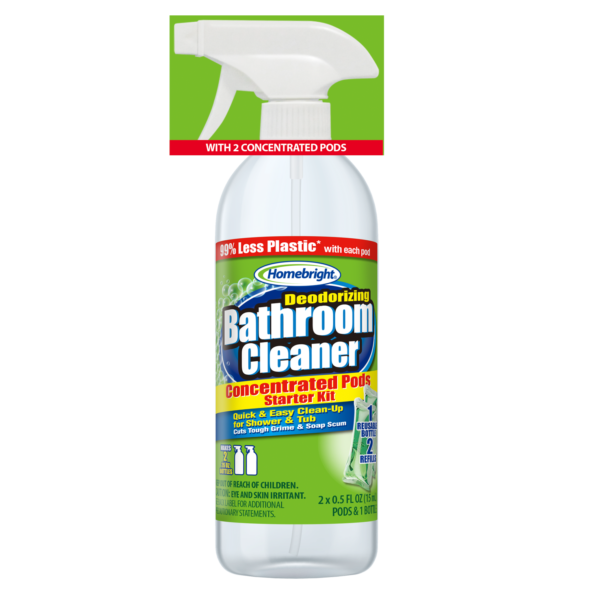 Bathroom Cleaner with Concentrated Pod Refills