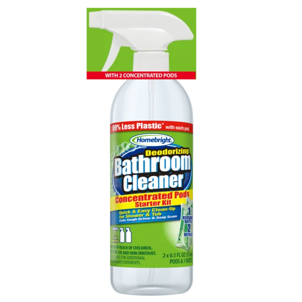 Bathroom Cleaner with Concentrated Pod Refills
