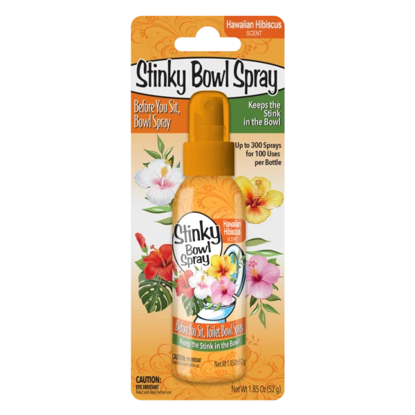 Stinky Bowl Spray - Hawaiian Hibiscus