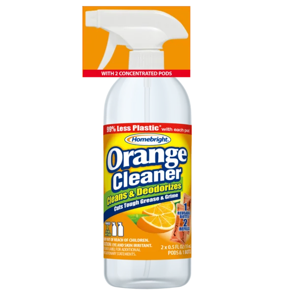 Orange Cleaner with Concentrated Pods